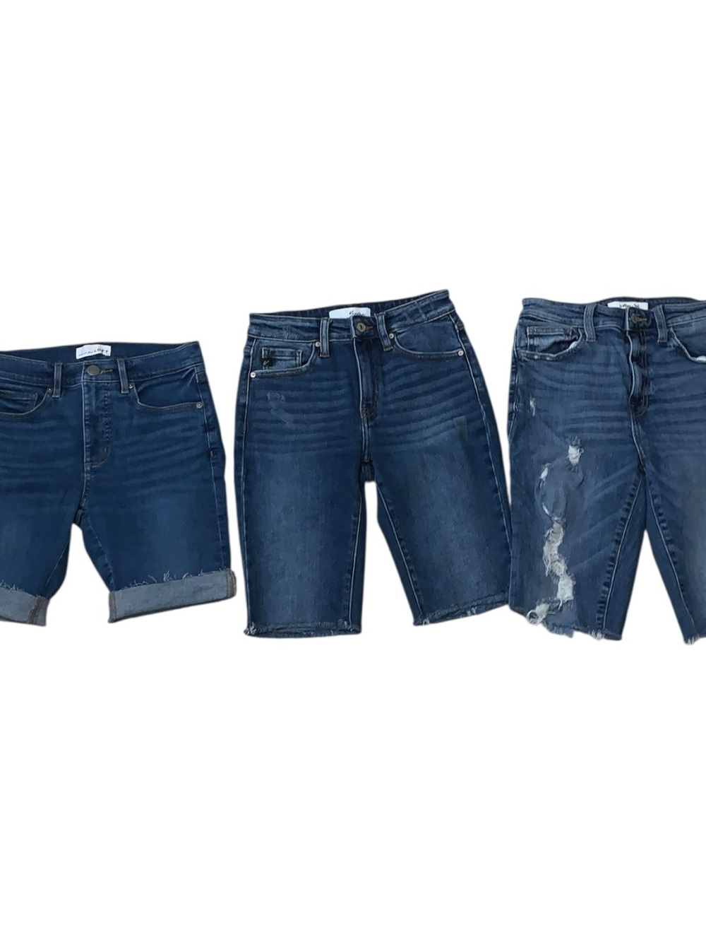 Ann Taylor Kancan Willow & Root Bundle of Denim Bermuda Shorts Cut Off
